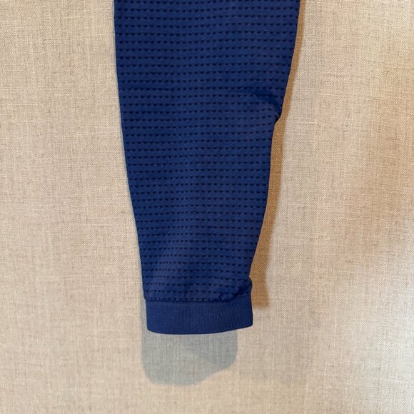 Gymshark Vital Seamless Leggings Blue Navy Size M High Waisted Workout Tights - Picture 5 of 9